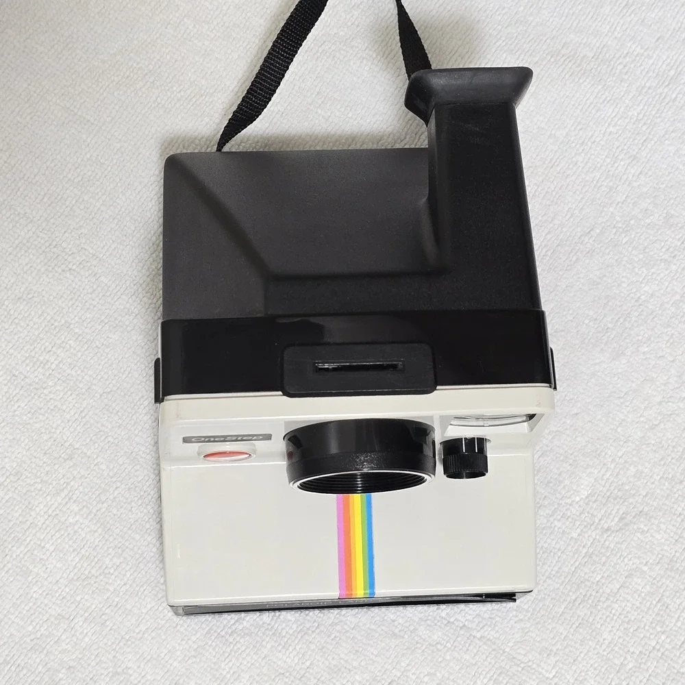 Polaroid One Step Instant Film Land‎ Camera Rainbow Stripe Bundle Works Vintage